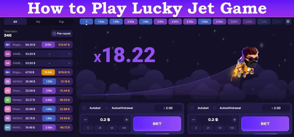 how to play lucky jet game