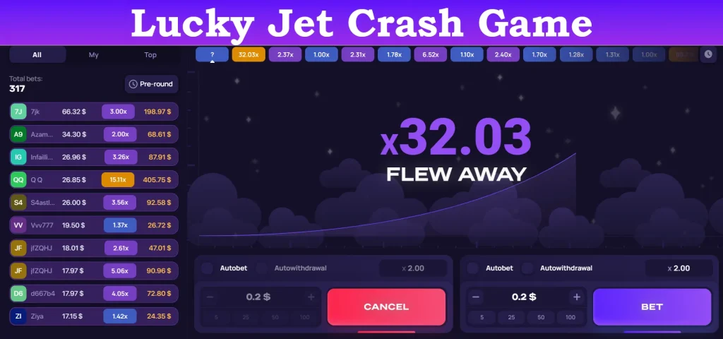lucky jet crash game