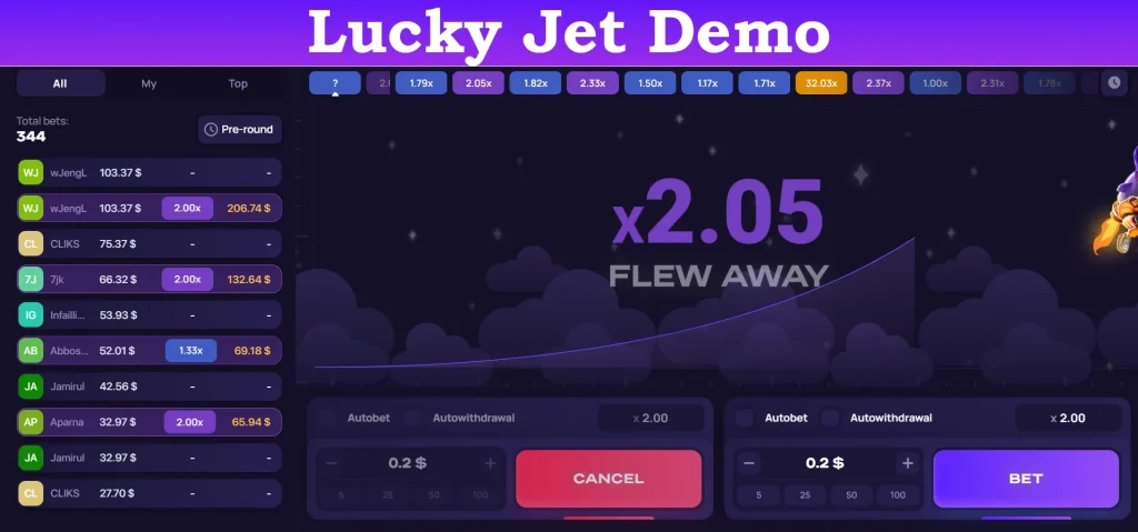lucky jet demo