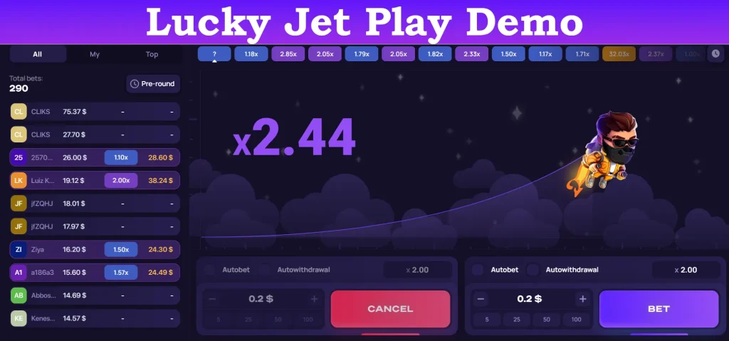 lucky jet play demo