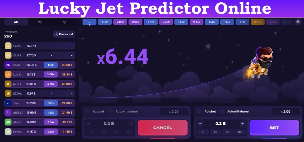 lucky jet predictor online