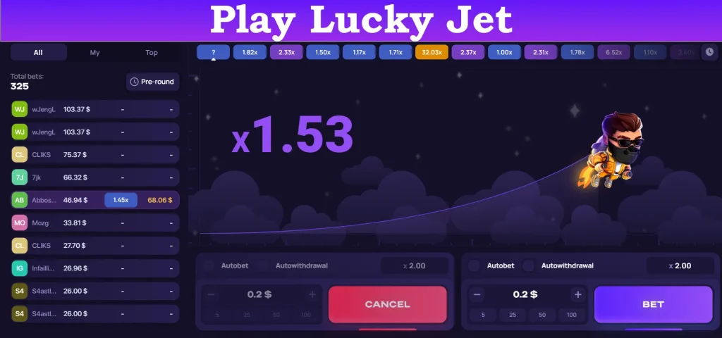 play lucky jet